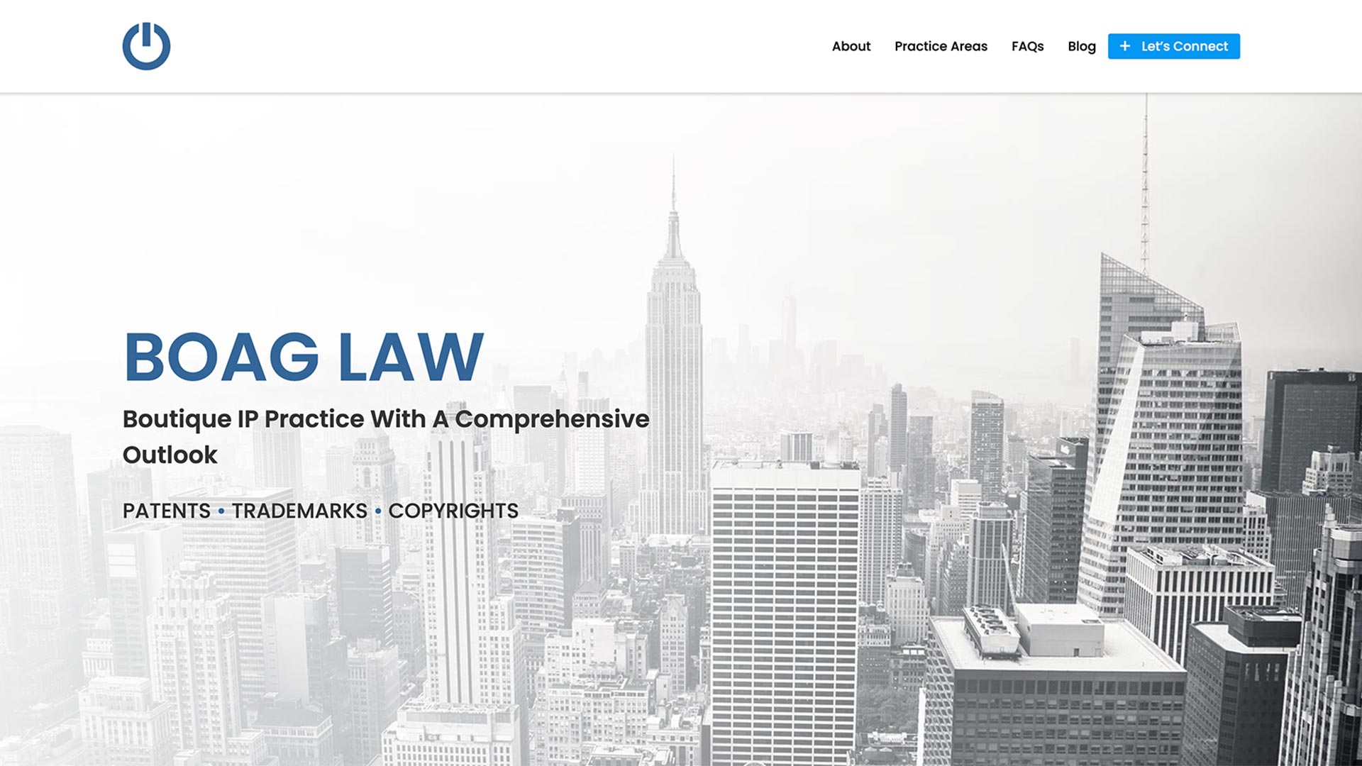 Small Law Firm Website Design: Boag Law