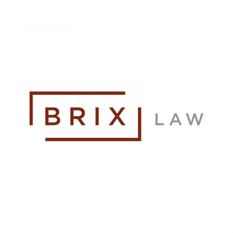 Brix Law law firm logo, designed by Dan Gilroy Design