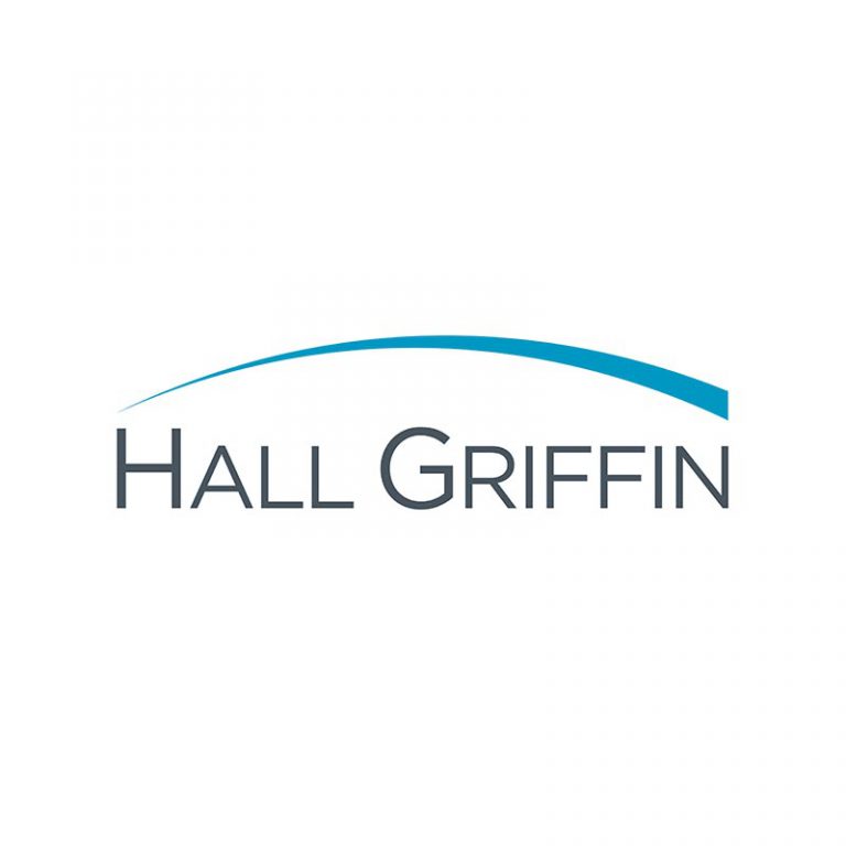 Hall Griffin law firm logo, designed by Dan Gilroy Design