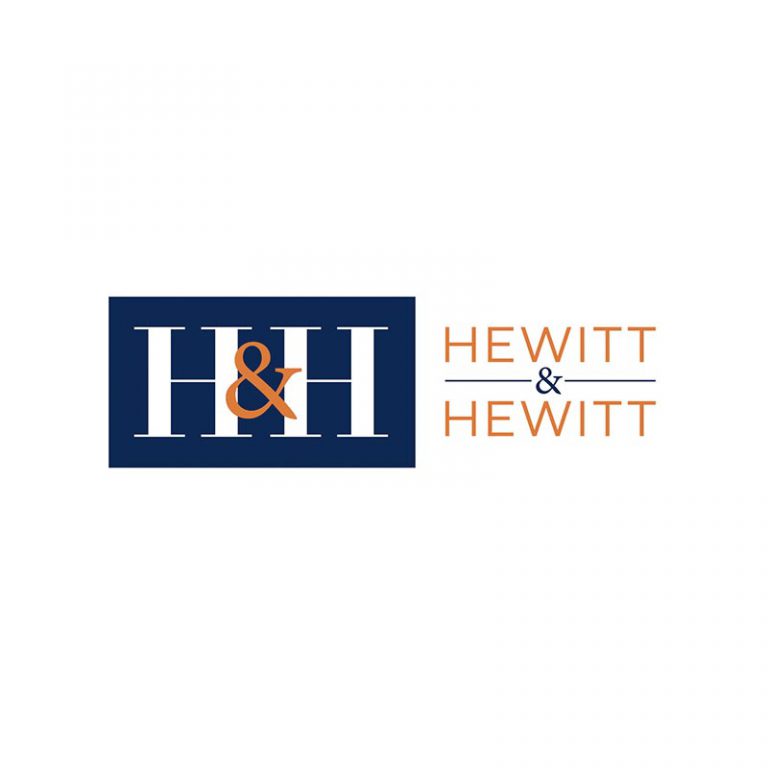 Hewitt & Hewitt law firm logo, designed by Dan Gilroy Design