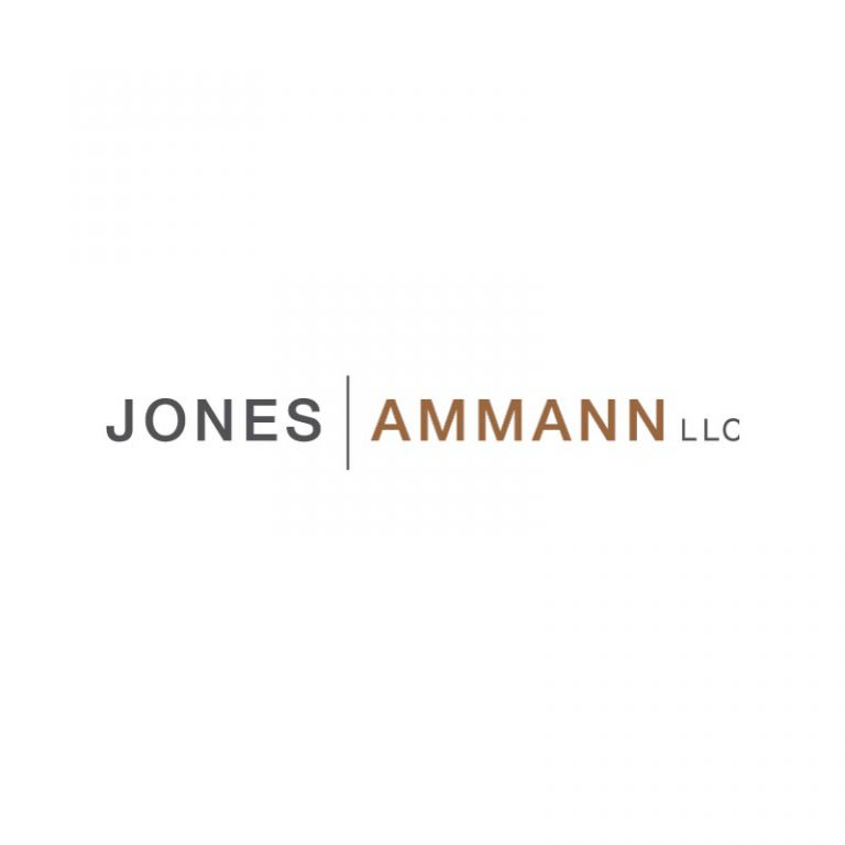 Jones Ammann law firm logo, designed by Dan Gilroy Design