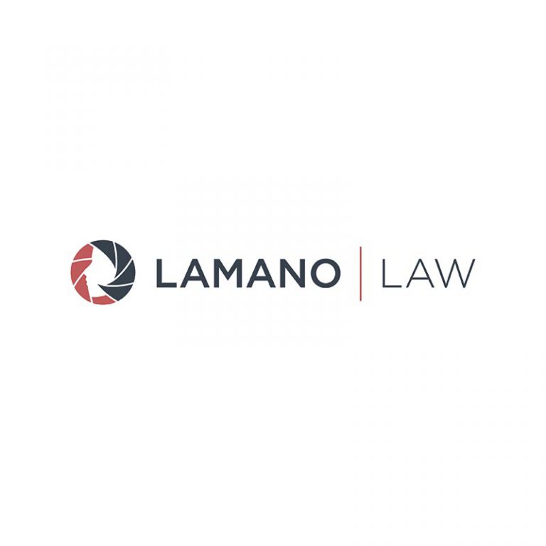 Lamano Law law firm logo, designed by Dan Gilroy Design