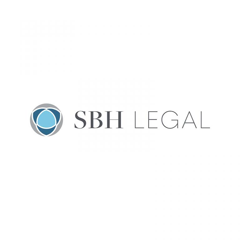 SBH Legal law firm logo, designed by Dan Gilroy Design