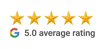 100% Five Star Google Reviews